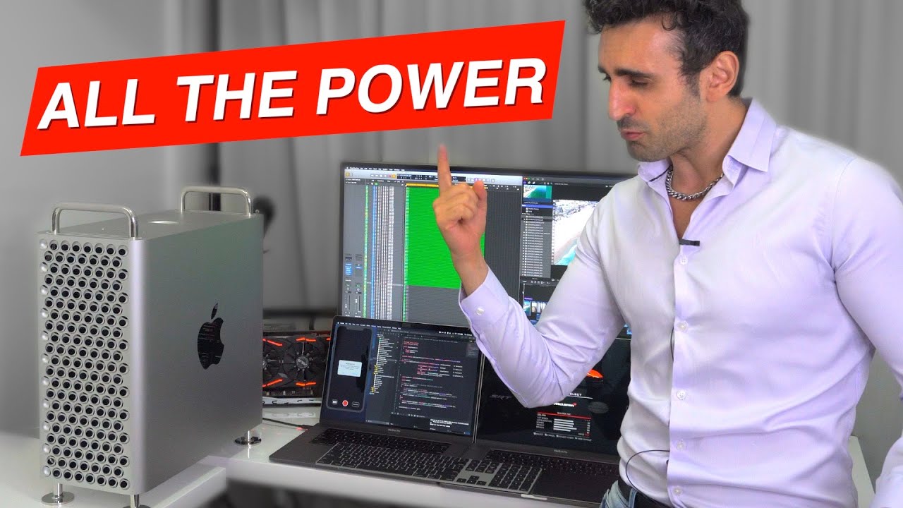 Mac Pro (2019) - REAL WORLD Performance Review | vs MACBOOK PRO