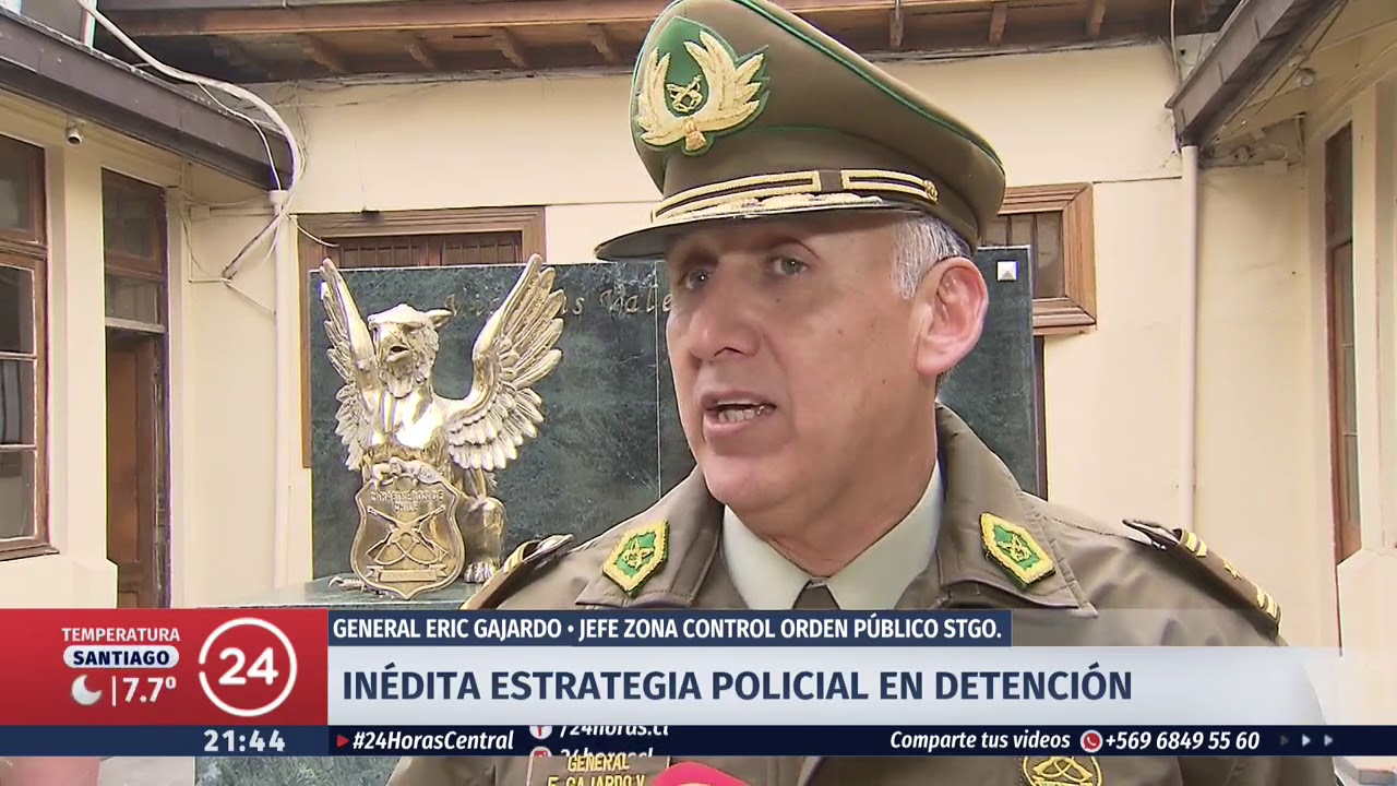 La inédita estrategia policial que permitió detener a encapuchado en la Usach | 24 Horas TVN Chile