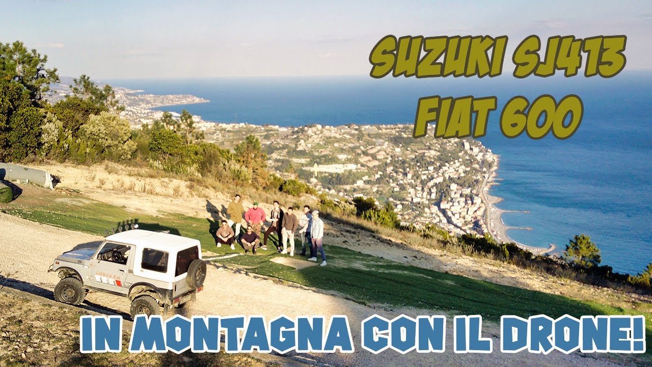Suzuki SJ413 + FIAT 600 + Amici - Montenero - Bordighera [IM] - CLIP DRONE