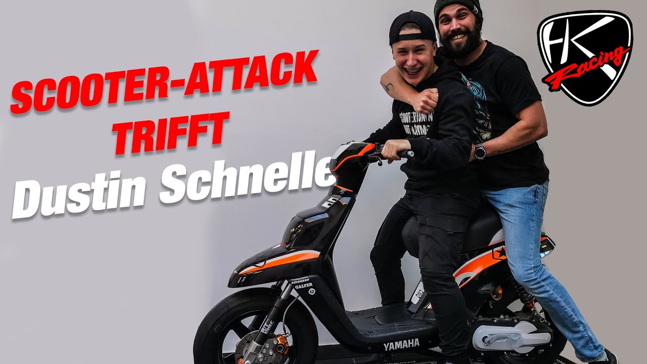 Scooter-Attack trifft Dustin und seine HK ScooterPerformance Zip! Rennfahrer und Meister mit 15!
