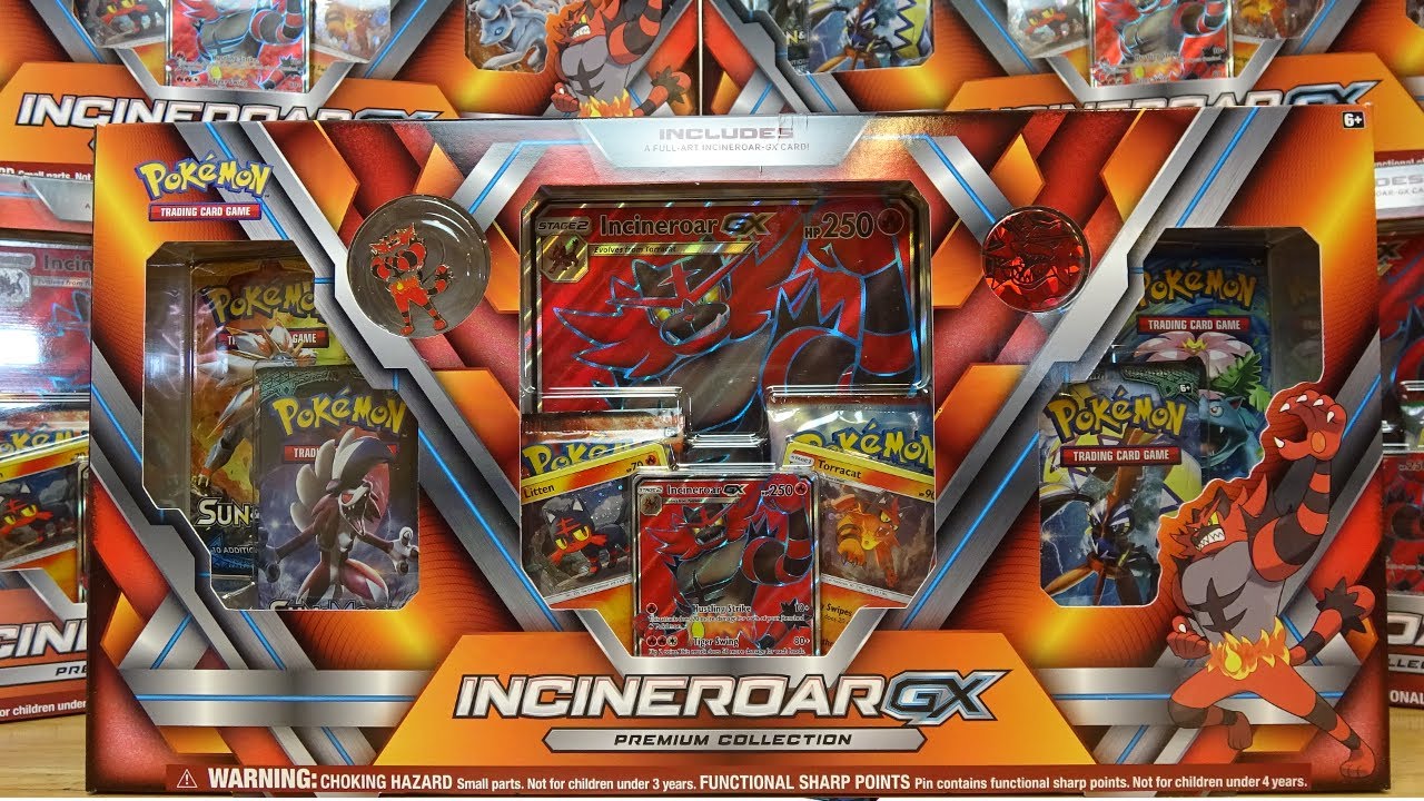Opening 12x Incineroar GX Premium Collection Boxes
