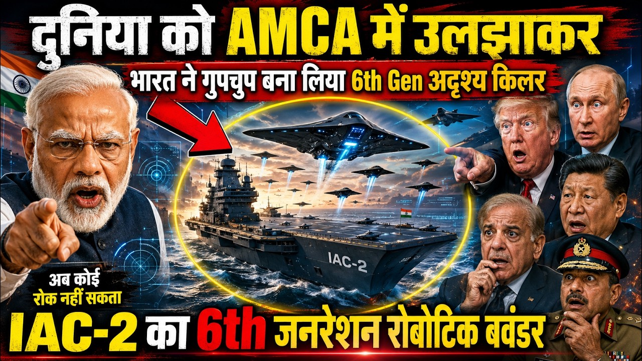 दुनिया को AMCA में उलझाकर भारत ने गुपचुप बना लिया 6th Gen का किलर, IAC-2 का रोबोटिक बवंडर