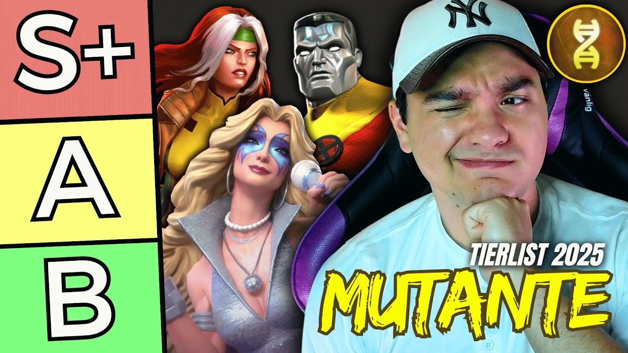 Mi TIER LIST MUTANTE de 2025 | La clase M&Aacute;S LARGA | MCOC | DiegoFetuccini