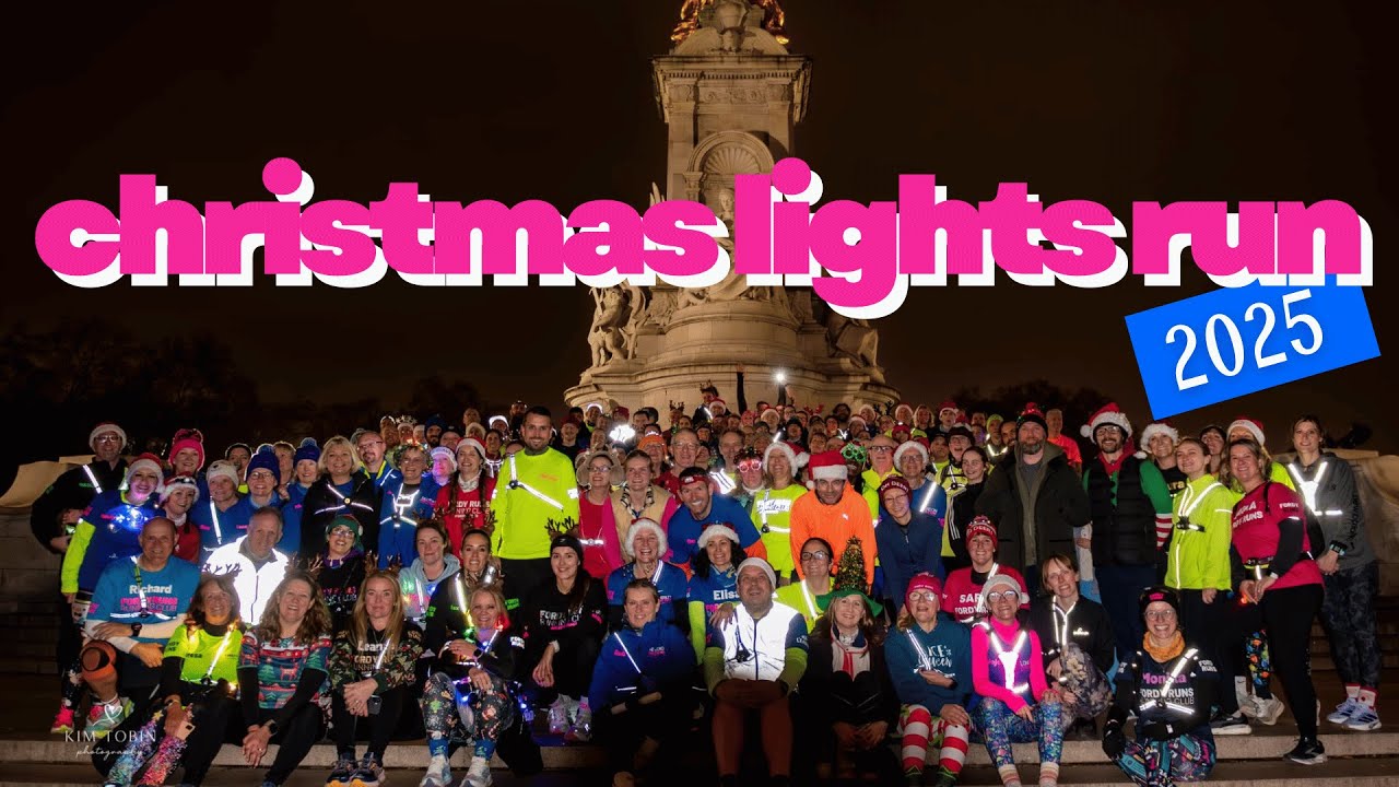 Running Through London’s Christmas Lights 🎄✨ | 5K Night Run