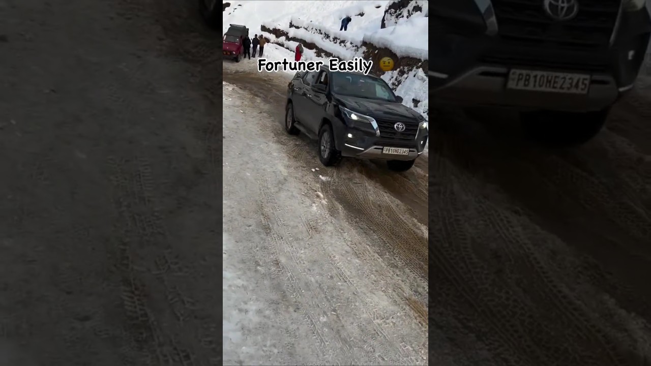All 4*4 vehicles in Black ice🥶💨