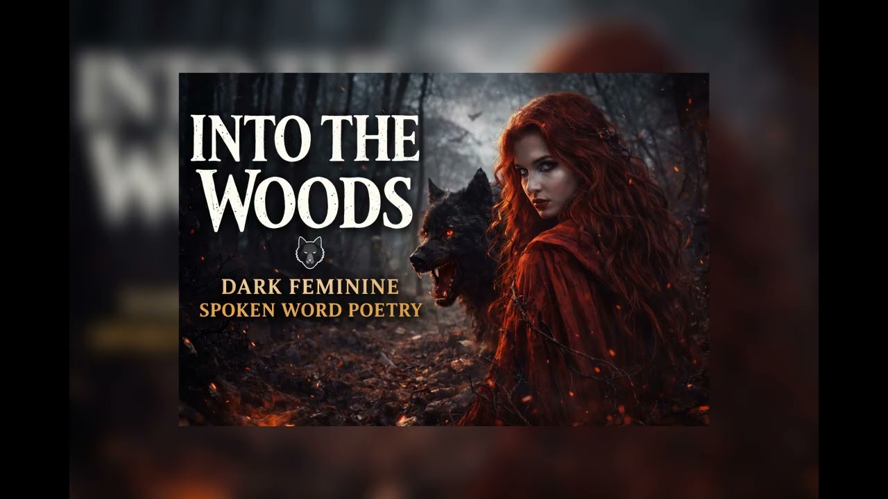 She Loved the Wolf – FROM Little Red-Cap By Carol Ann Duffy 🐺 | Dark Feminine Spoken Word Poetry