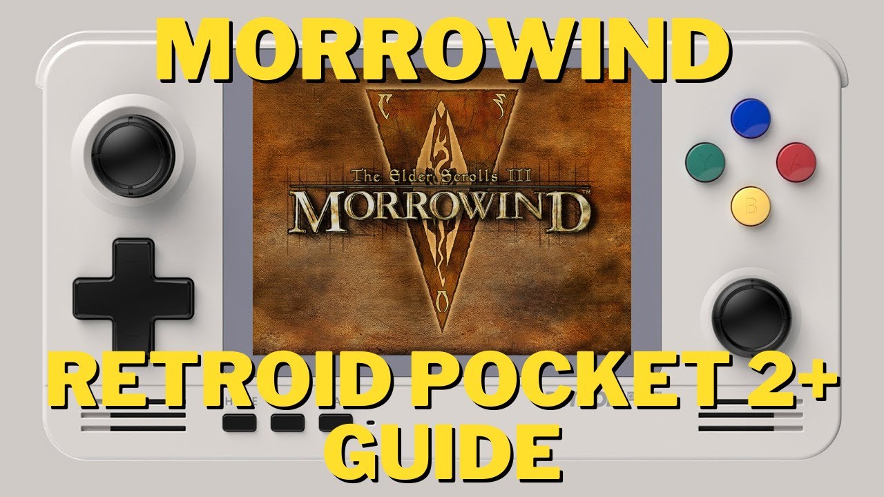 How to play Morrowind on the Retroid Pocket 2 Plus | Full tutorial | Super easy to get set up!