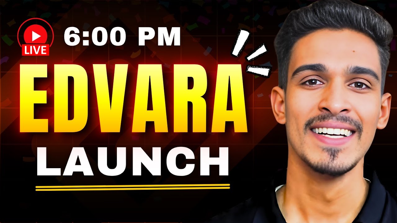 Edvara Platform Launch | Sachin Sir