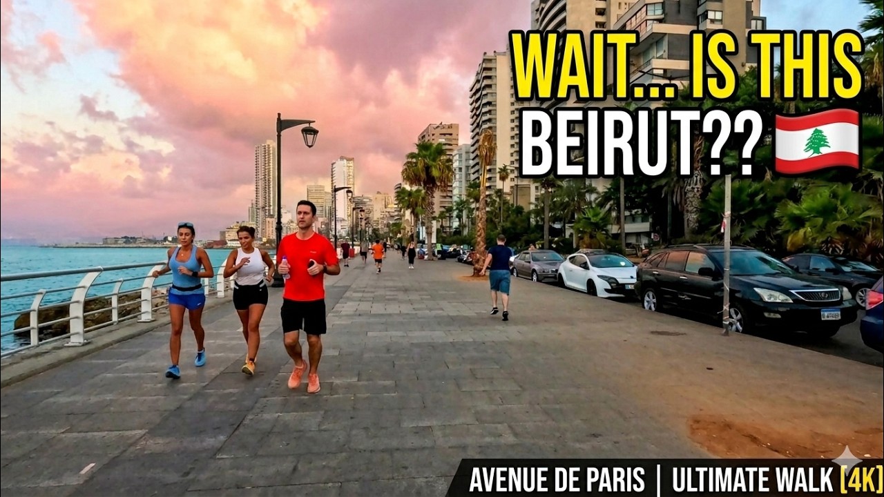 Beirut, Lebanon: A Stunning Walk Down Paris Street (Ultra HD)