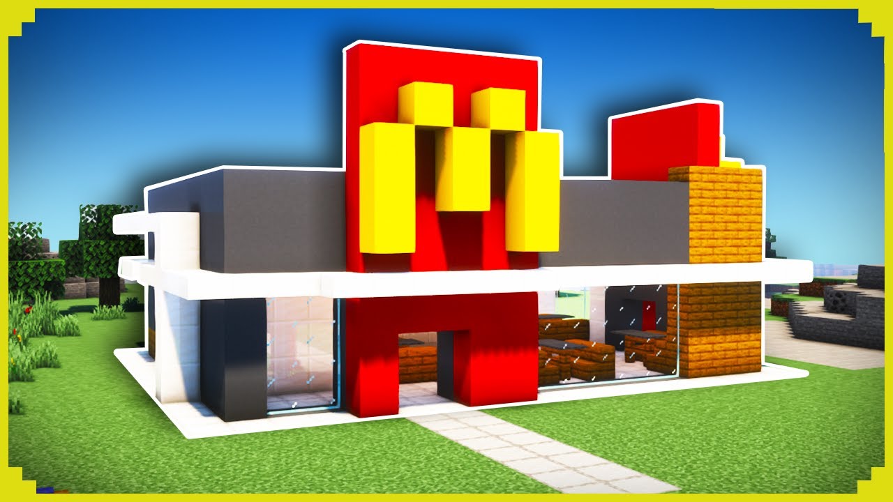 🦊Como fazer um MC DONALD'S NO MINECRAFT