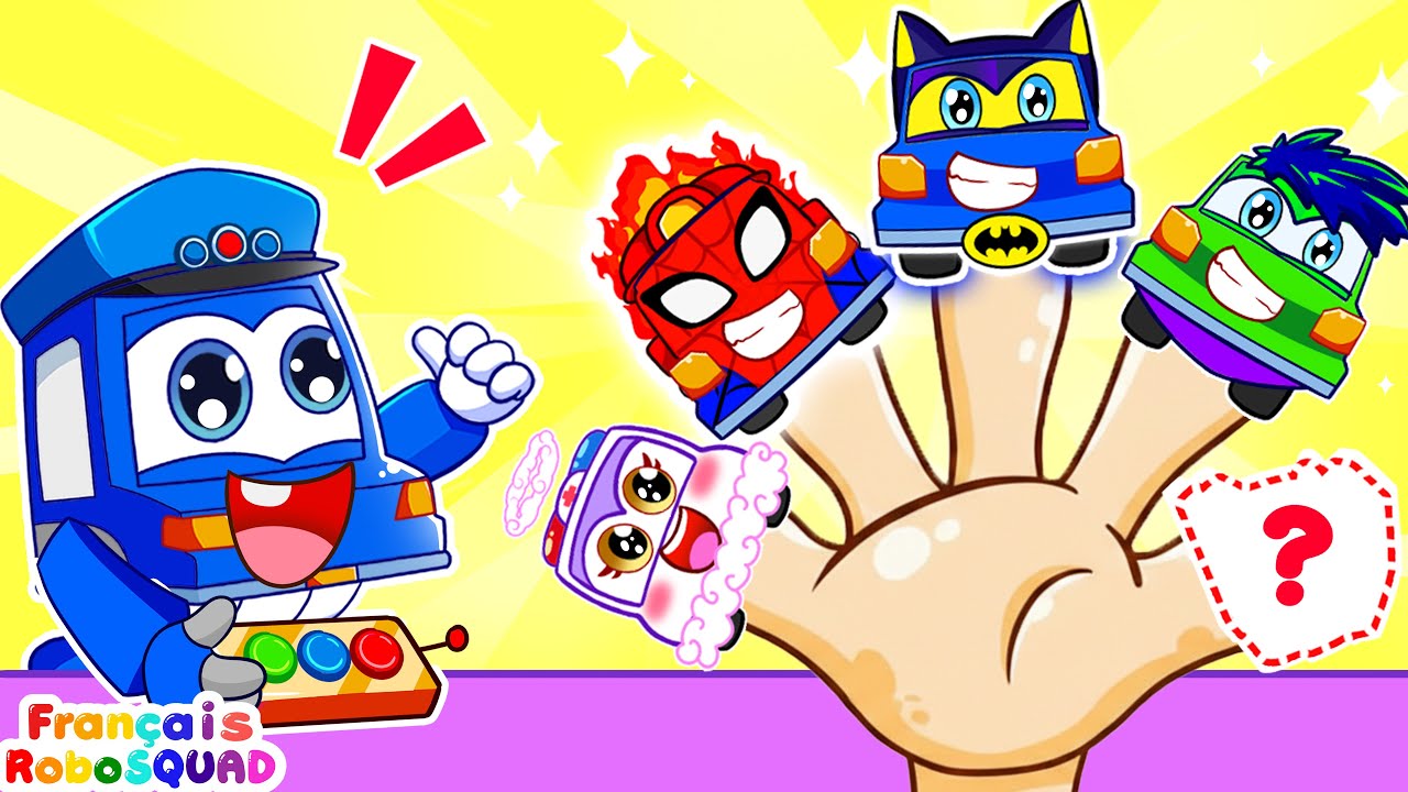 Superheroes La Famille des Doigts | Bonnes Habitudes | Baby Care | Robosquad