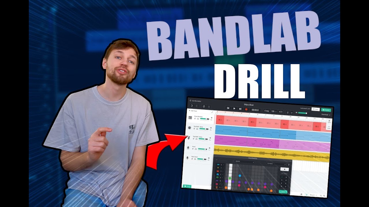 Учебник BANDLAB | Как создать бит DRILL