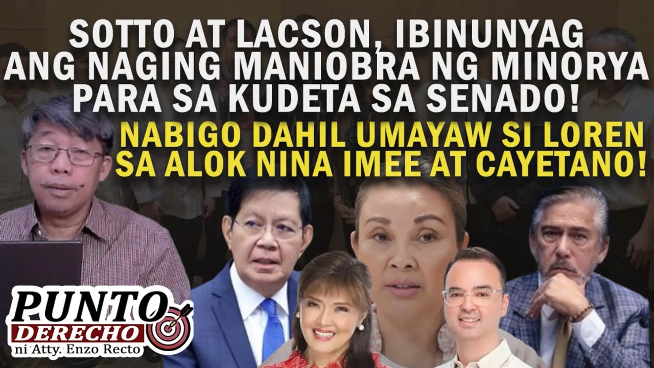 SOTTO AT LACSON, IBINUNYAG ANG NAGING MANIOBRA NG MINORYA PARA SA KUDETA SA SENADO!