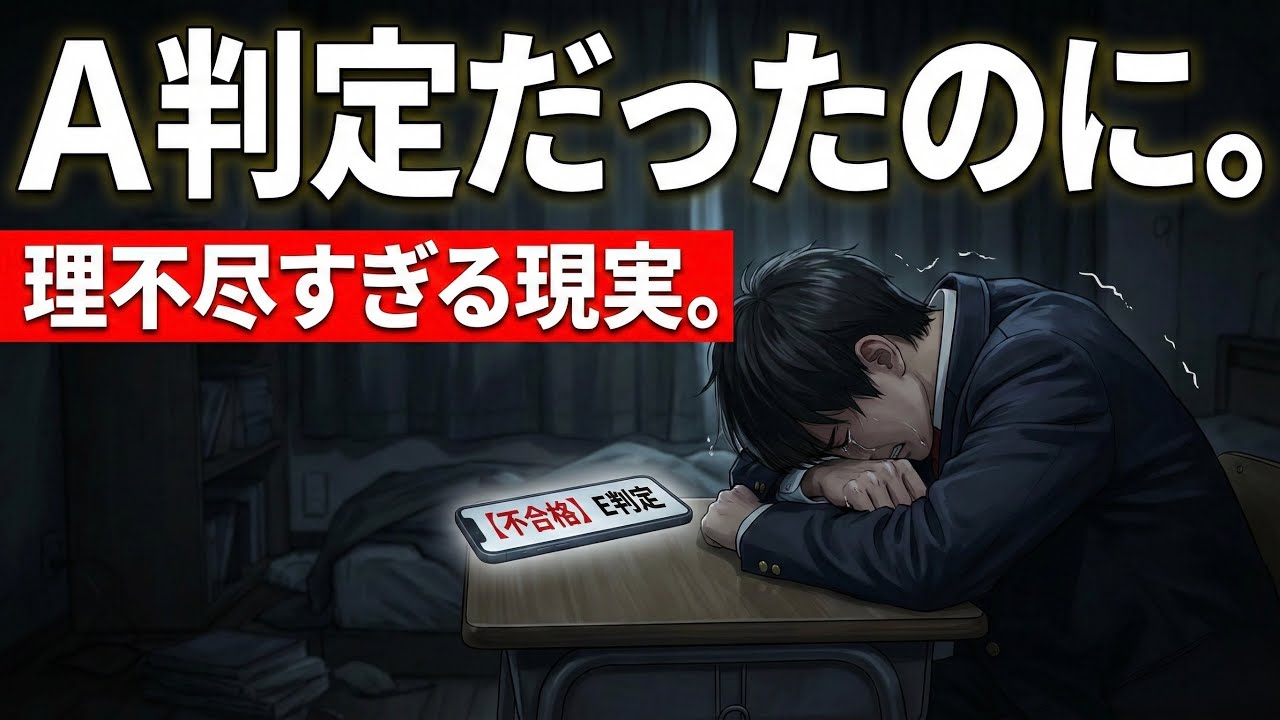 【実録】「先生、A判定なのに全部落ちました...」模試上位者でも不合格になる、私大入試の残酷なシステム。