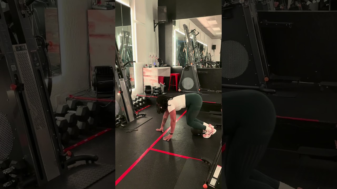 Med Ball Plank Tap outs