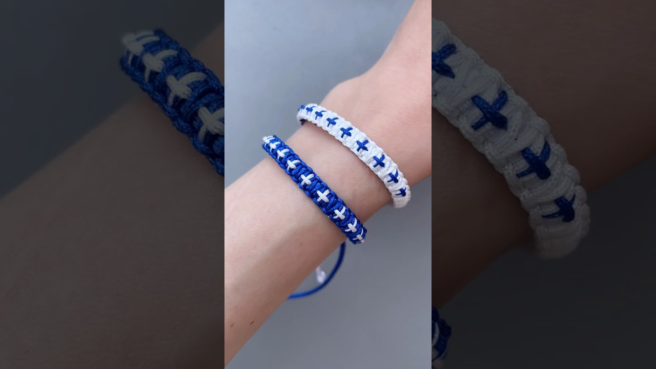 Tiny Crosses Macrame Bracelet ✨  