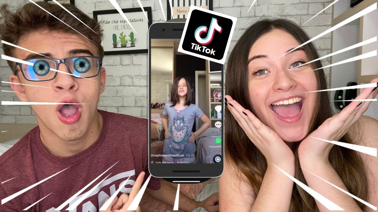 REAGINDO AOS TIK TOKS DA MINHA IRMÃ 😱 - CAROL SANTINA
