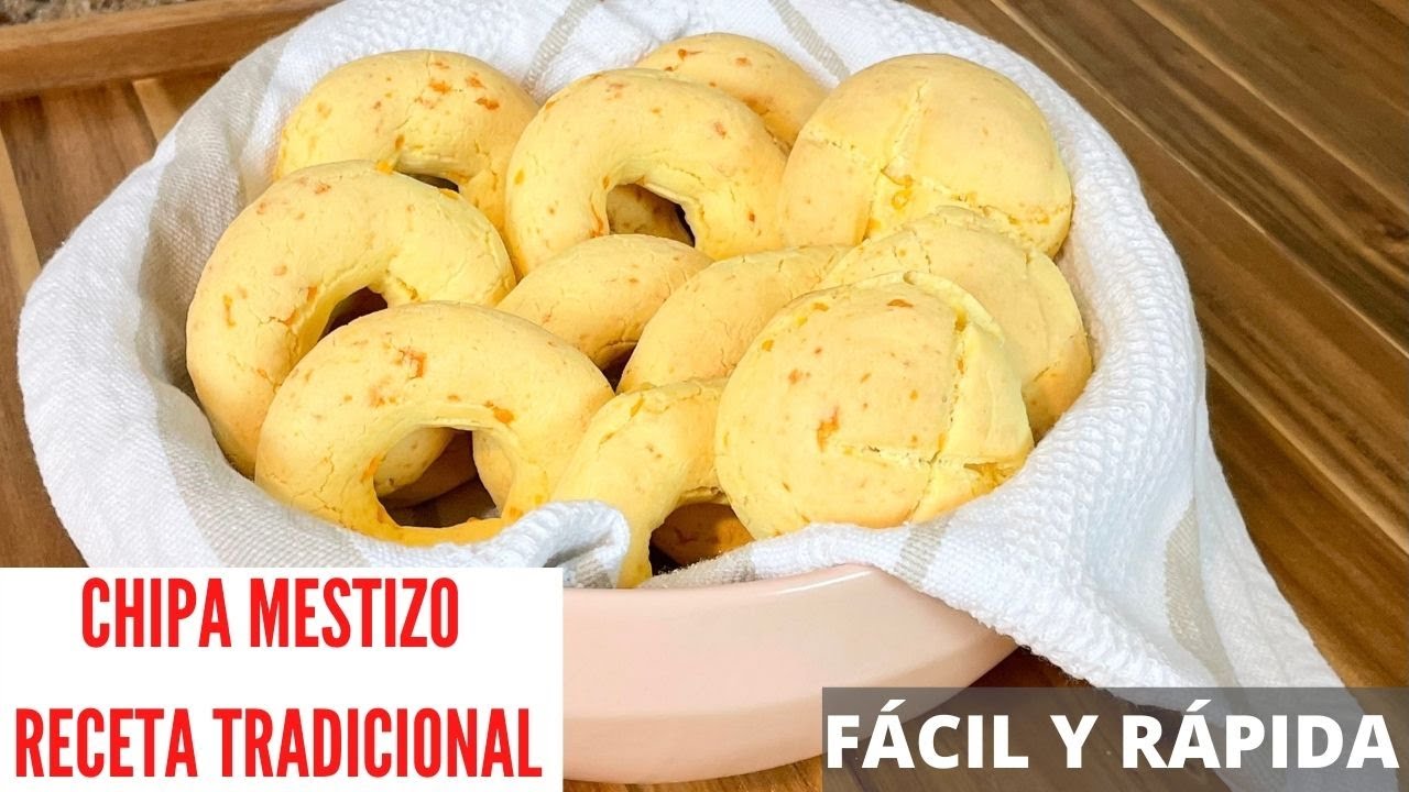 [CC] COMO HACER CHIPA PARAGUAYA - CHIPA MESTIZO CASERO EN MINUTOS - PASO A PASO - CHEESE BREAD