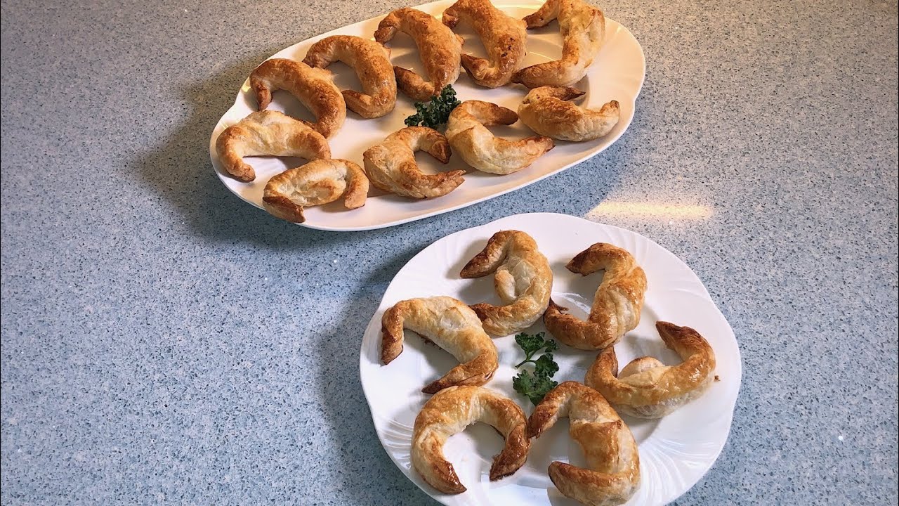 # 80 : Mini-croissants au jambon