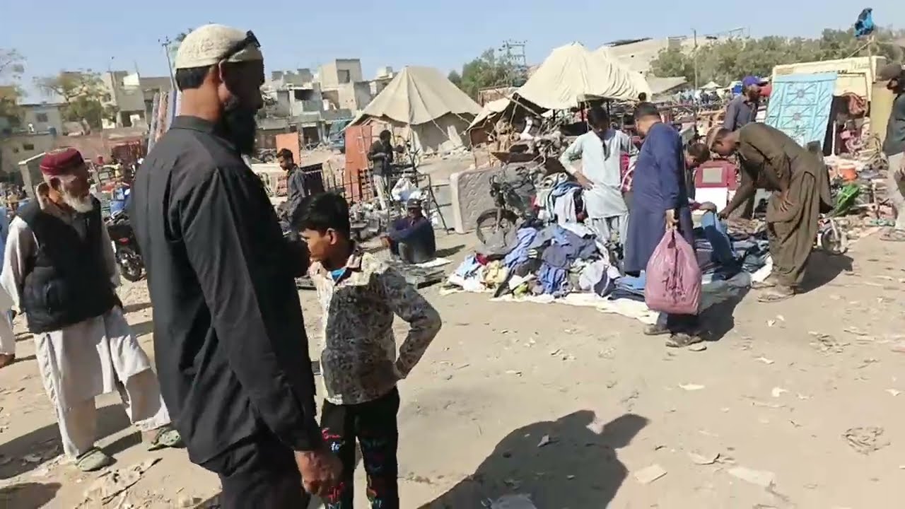 Karachi ka sab se bara bazaar|💯 big Sunday Bazar 👍