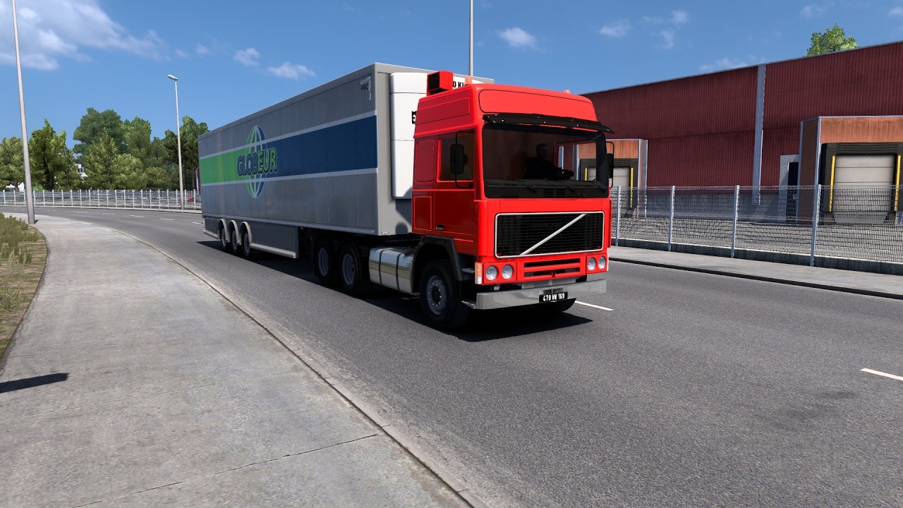 Euro Truck Simulator 2 [1.57]. Review del F-Series 2nd Gen By Krille. Montpellier - Olbia