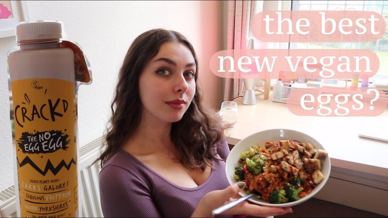 the BEST VEGAN EGGS in the UK + crackd no-egg egg replacer REVIEW