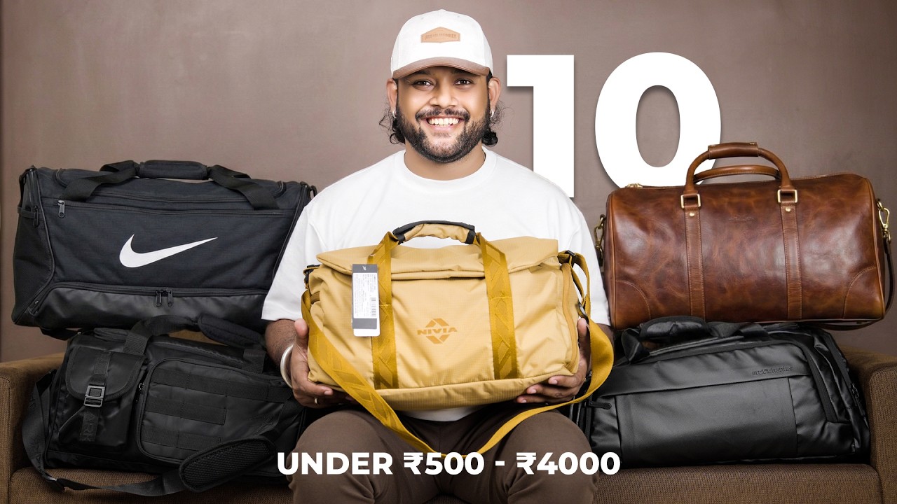 10 Best Budget Duffle Bags for Gym/Travel 🔥 Amazon Bag Haul Review 2026 | ONE CHANCE