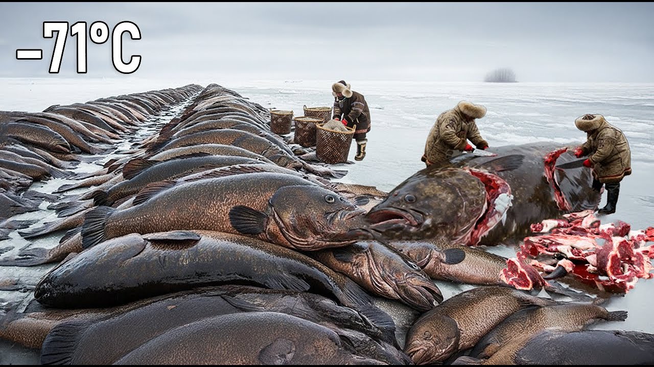Catching 7500kg Fish in Yakut Snowstorm | Feeding an Entire Frozen Village | Survival Battle