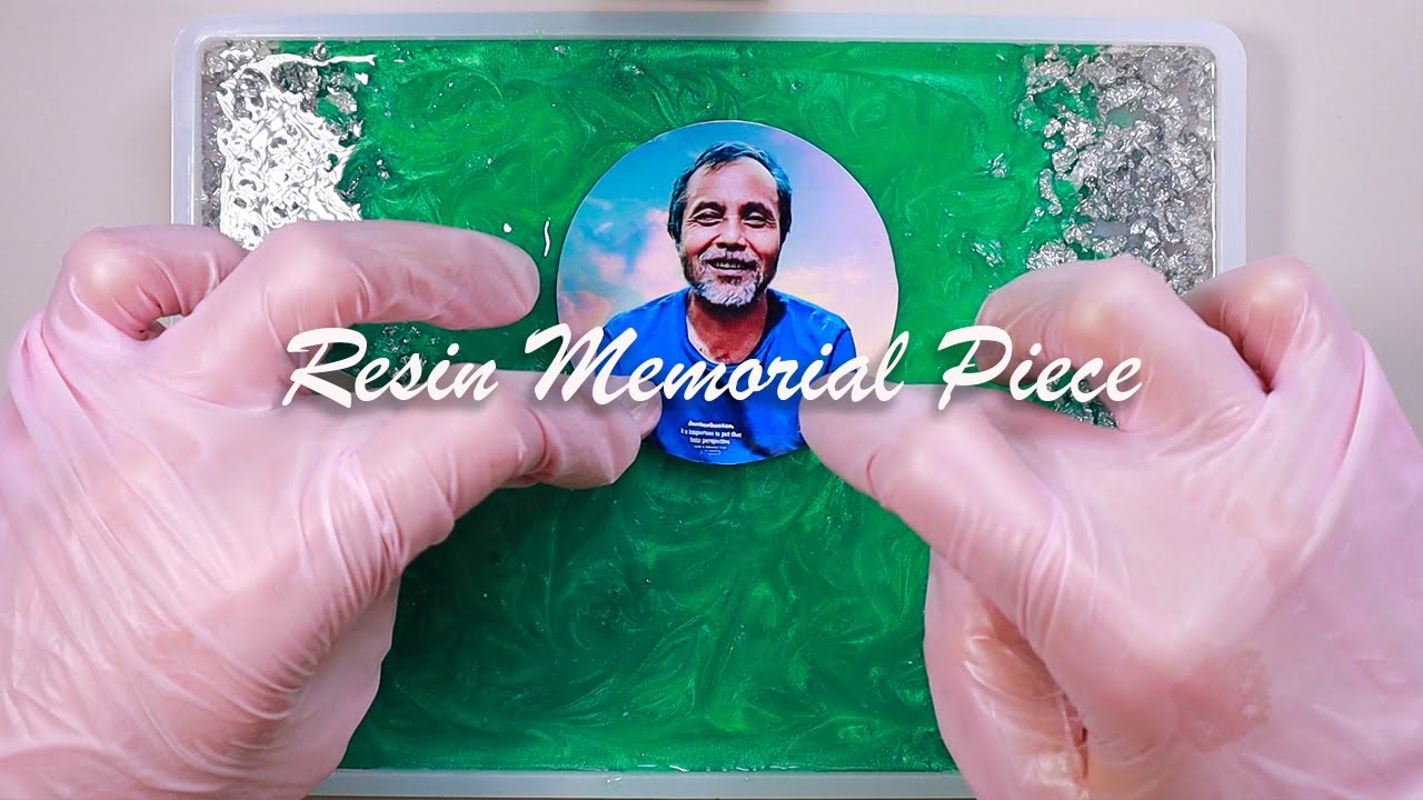 Memorial Resin Art Ideas | Photo in Resin Frame | Resin Arts for Beginners
