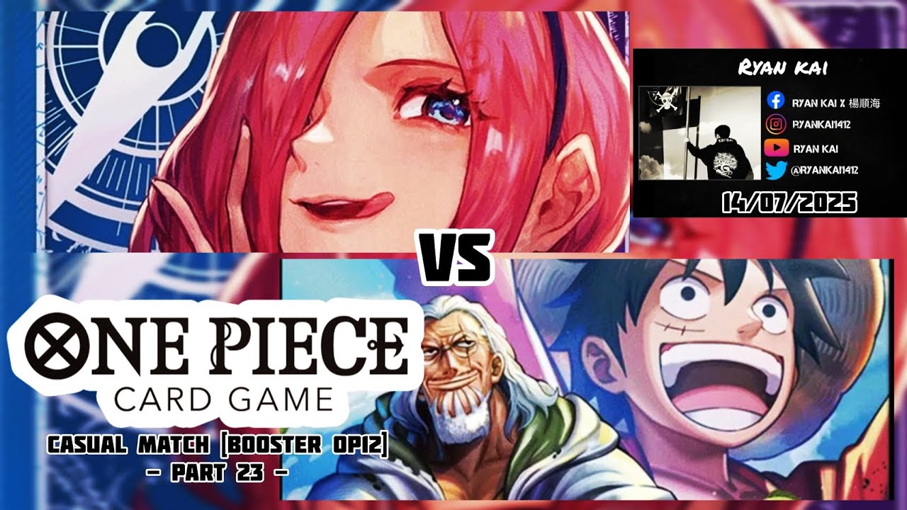 One Piece Card Game Casual Match Booster OP12 (Part 23) - Vinsmoke Reiju vs Silvers Rayleigh