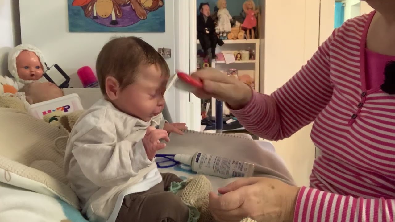 Reborn Baby Doll Christopher wird reisefertig gemacht 🩷🌺🩷🩷