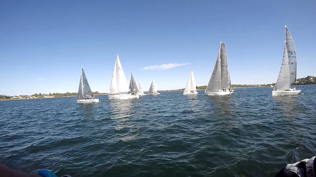 Ist place in the 1st Race of 2016 @ RFBYC on a J/122