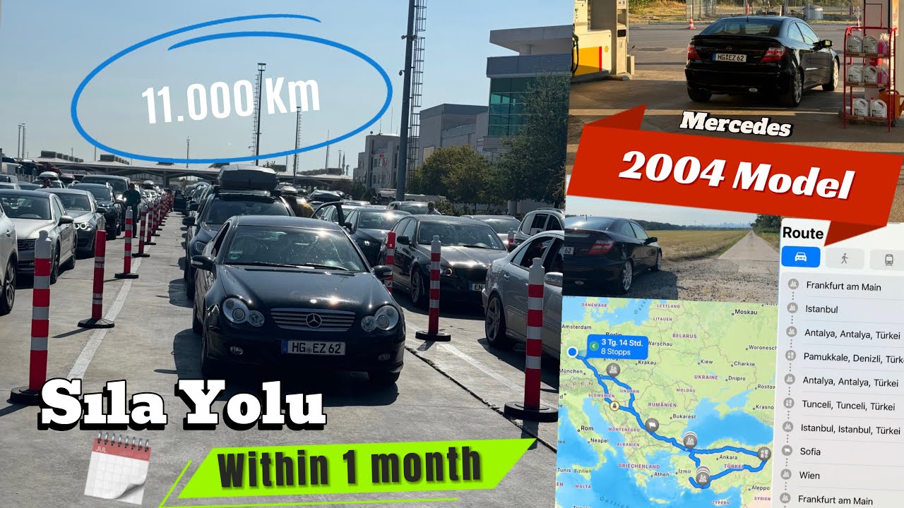 SILA YOLU  | 🇩🇪🇦🇹🇭🇺🇷🇸🇧🇬🇷🇴🇹🇷 2004 Model Mercedes 🌟ile 11.000 Km ‼️ Heimat Reise 🧳 | Part 1