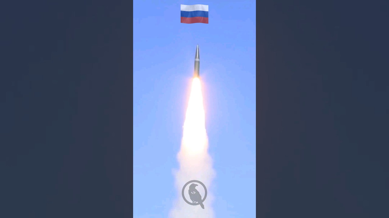 9K720 Iskander - m Russian Tactical MIssile Launch & impact #shorts