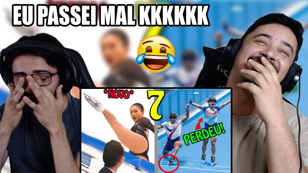 REACT 🔴 Os Momentos mais Vergonhosos nos Esportes PARTE 7 + Vergolhas Alheias e Derro | Fala de Tudo