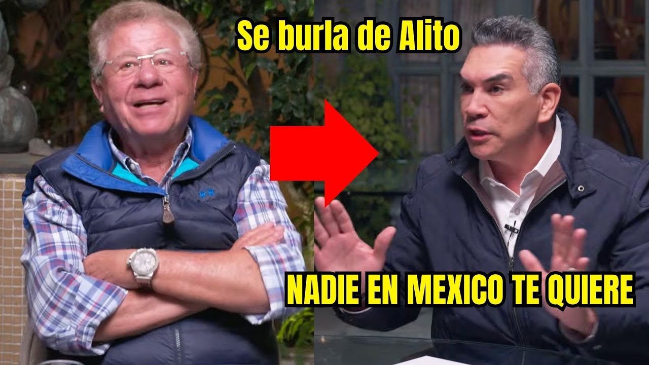 ALAZRAKI SE BURLA DE ALITO MORENO LO CORRE DEL SET YA NADIE TE QUIERE ALITO