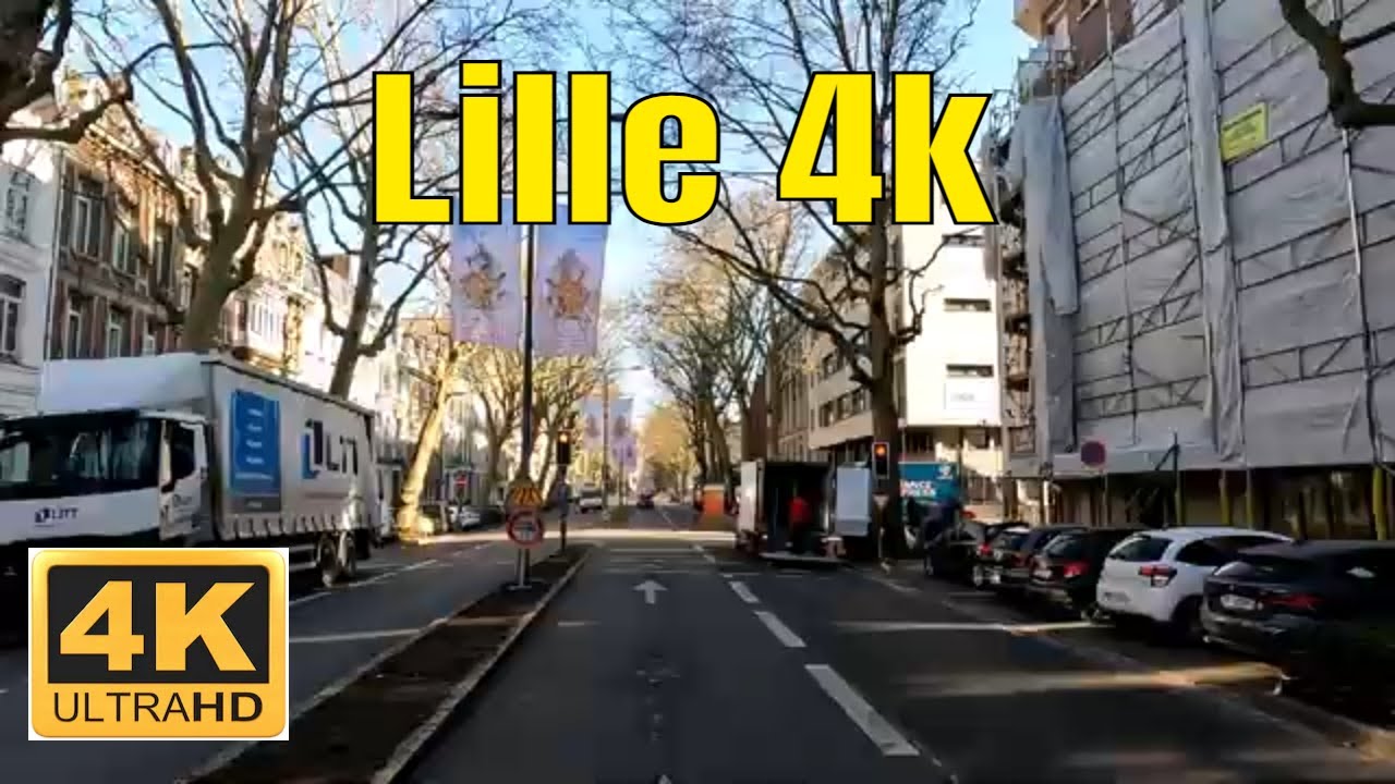 Lille 4k - Driving- French region