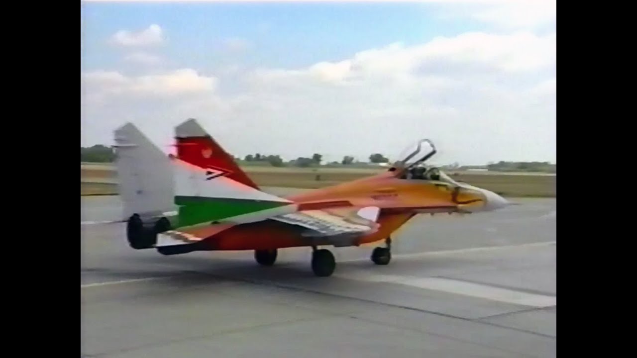 MiG-29B Fulcrum display at Kecskemet Airshow 2000