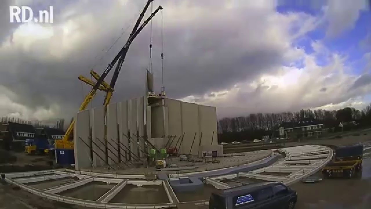 Timelapse bouw kerk gereformeerde gemeente Nieuw-Beijerland