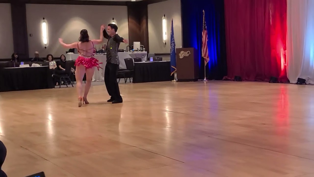 Faustine Lavie. Swing Dance America 2024. Hustle Routine.