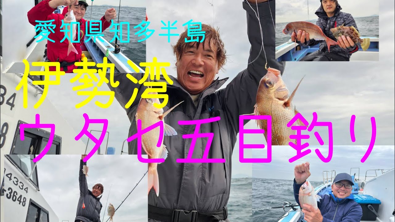 初めての釣り！伊勢湾ウタセ五目
