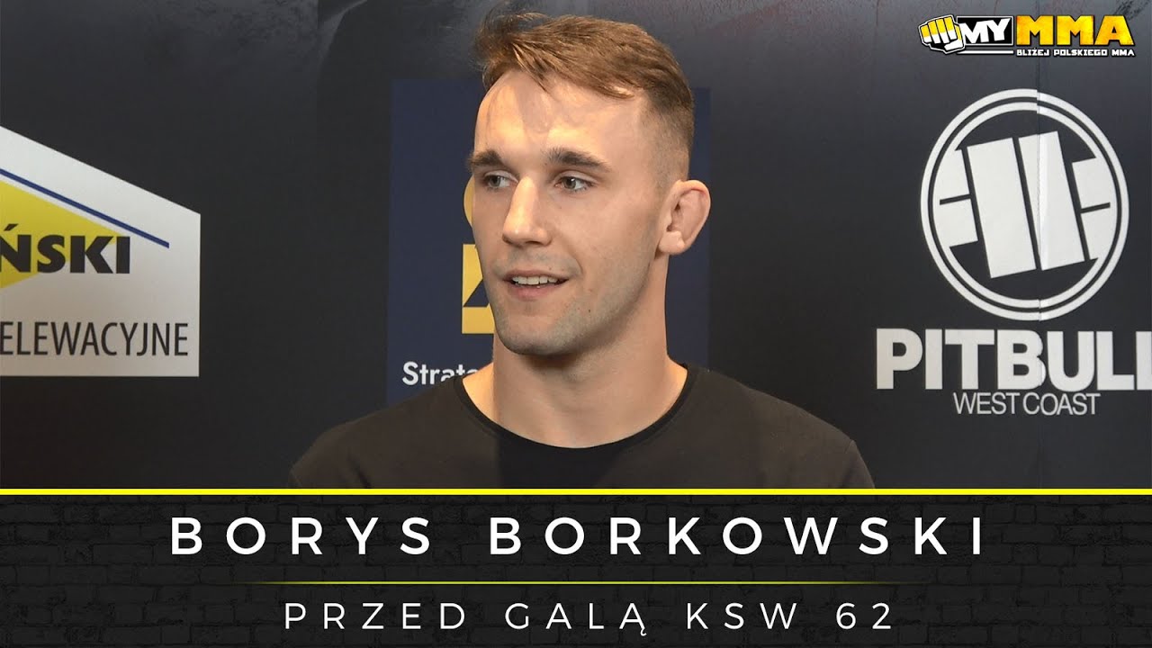 Borys Borkowski przed walką z Marcinem Krakowiakiem na gali KSW 62