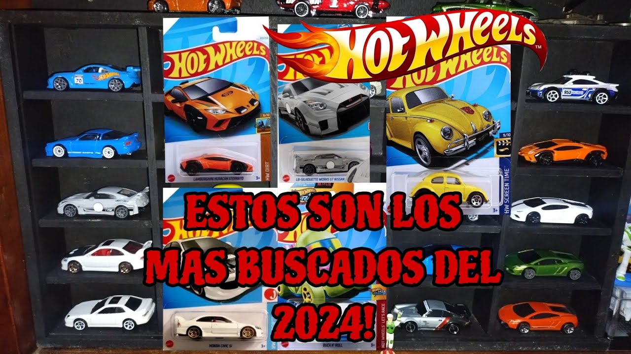 ESTOS SON LOS HOT WHEELS MAS BUSCADOS DEL 2024 PIEZAS MUY CHIDAS! QUE QUIZAS TENGAS