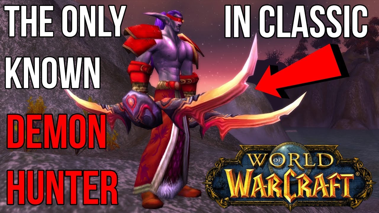 The Story Of The Only Known Demon Hunter In Classic WoW - Warcraft Lore
