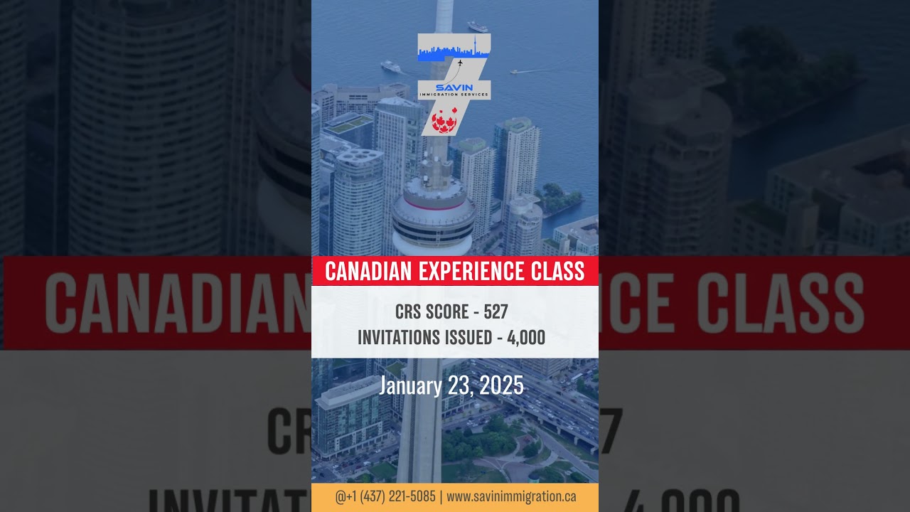 Latest CEC Draw: CRS Cutoff 527 | 4,000 Invitations Issued! 🇨🇦 #CanadaImmigration #ExpressEntry