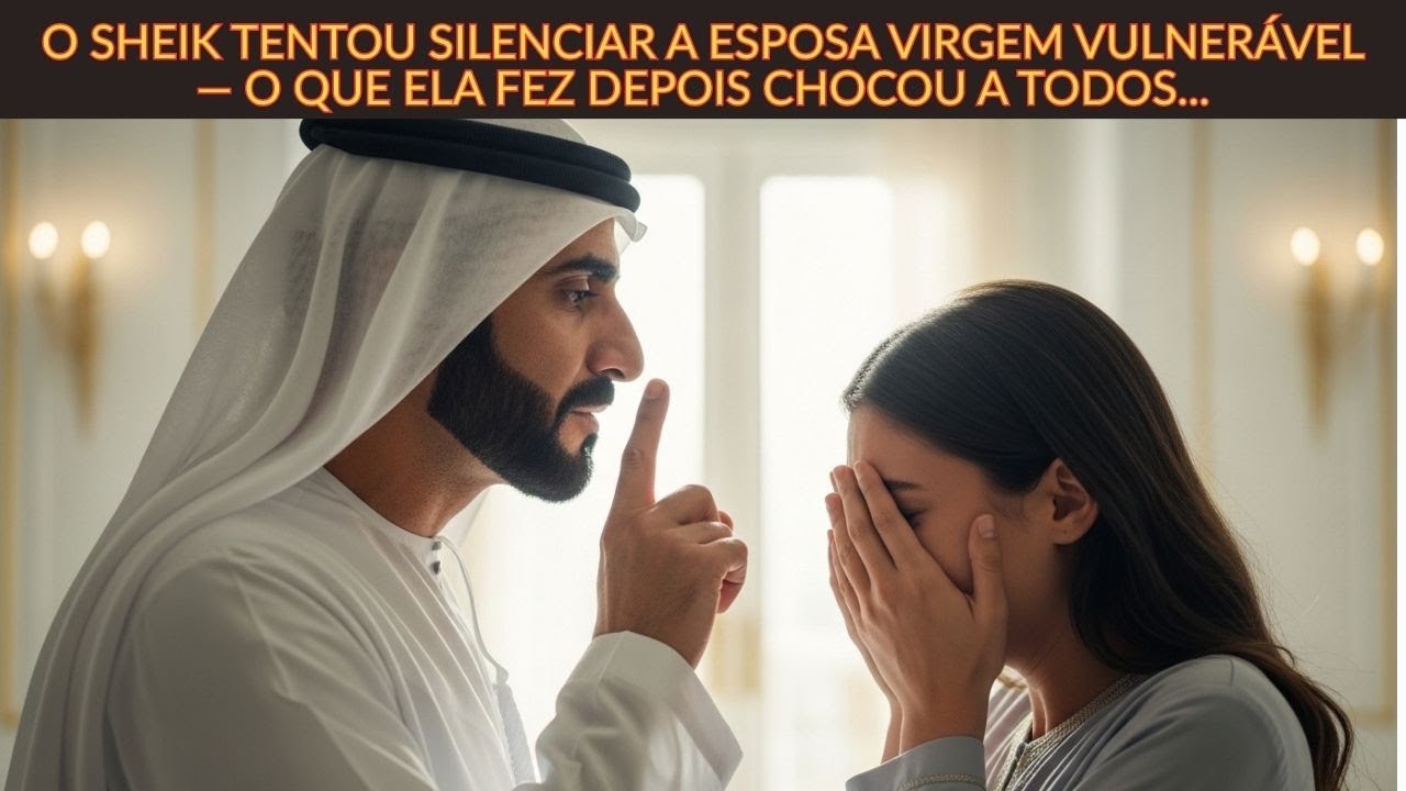 O SHEIK TENTOU SILENCIAR A ESPOSA VIRGEM VULNERÁVEL — O QUE ELA FEZ DEPOIS CHOCOU A TODOS…