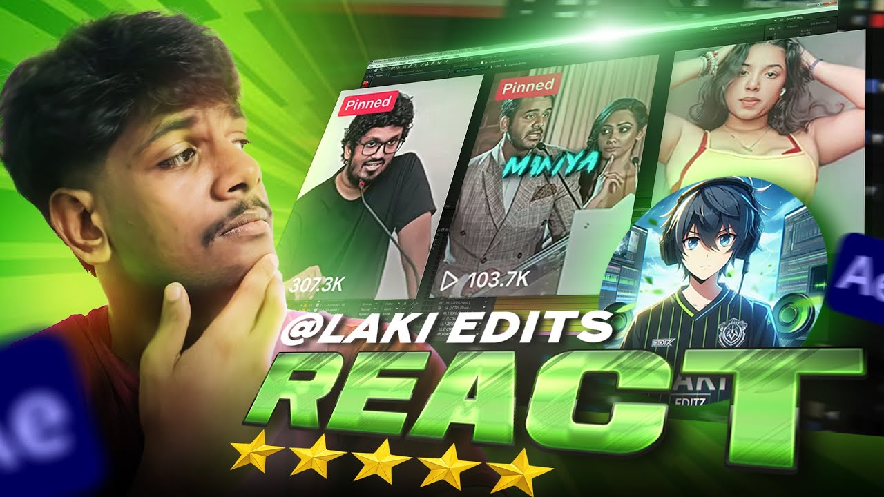 Laki Editz සුපිරිද..?  React For Editors Ep-2 -@LakiEditz_yt