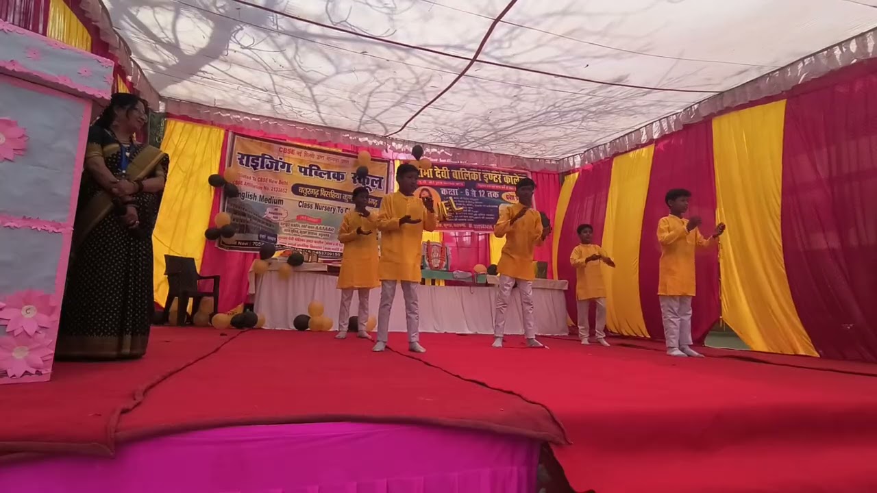 Asha Adarsh School Boys #education #dance #school #function #basic #class #devotional #kunda