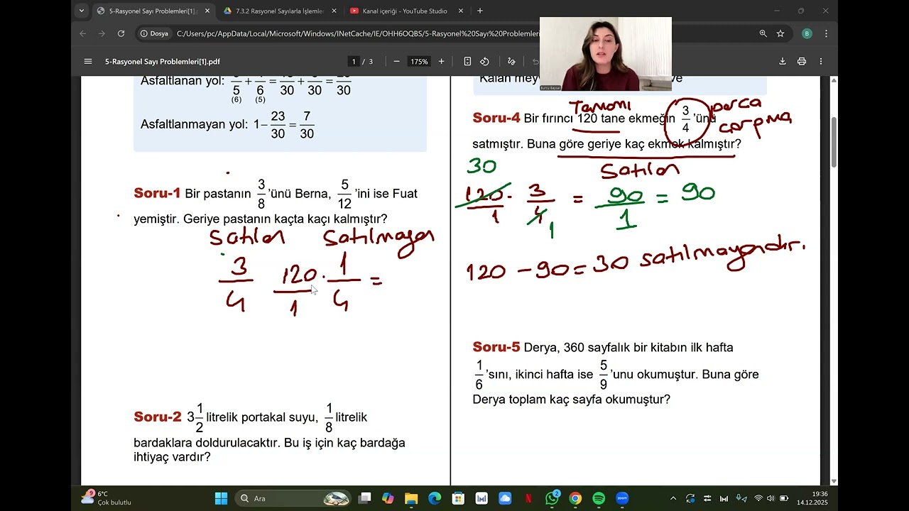 Rasyonel Sayı Problemlerine Giriş
