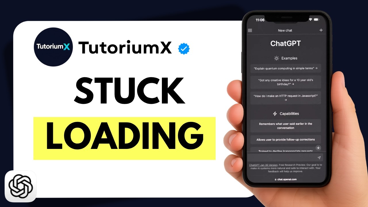 How to Fix ChatGPT Stuck on Loading Screen | ChatGPT Not Loading Fix